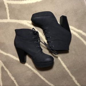 Mossimo Supply Co. Black Booties Sz 9.5